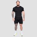 Seamless šortky Static Black - GymBeam, veľkosť L