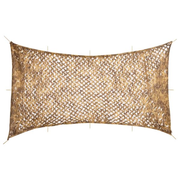 vidaXL Maskovacia sieť s úložným vreckom 816x520 cm piesková