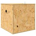 vidaXL Terárium Hnedá 40 x 40 x 40 cm OSB