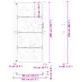 vidaXL Záhradná brána 100x200 cm odolná oceľ s plameňovým dizajnom
