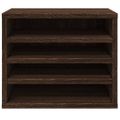 vidaXL Organizér na stôl čierny 36x26x29,5 cm kompozitné drevo