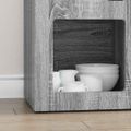 vidaXL Servírovacia skriňa ELST Sivý Sonoma 59 x 35 x 80.5 cm