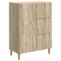 vidaXL Servírovacia skriňa Dub sonoma 66 x 34,5 x 90 cm