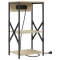 vidaXL Nočný stolík 2 ks Sonoma dub 41 x 31 x 76 cm Kompozitné drevo