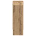 vidaXL Regál na knihy 2 úrovní 52 x 25 x 71,5 cm Kompozitné drevo