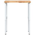 vidaXL Pracovný stôl 80x60x(73-99,5) cm masívna akácia obdĺžnik