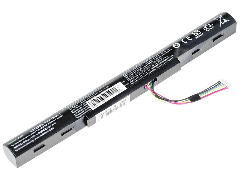 AC51 Green Cell Battery for Acer Aspire E 15 E15 E5-575 E 17 E17 E5-774 / 14,4V 2200mAh