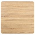 vidaXL Bistro stolík bledohnedý 80x80 cm MDF