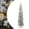 vidaXL Umelý vianočný stromček Zelená 180 cm PVC, oceľ a plast