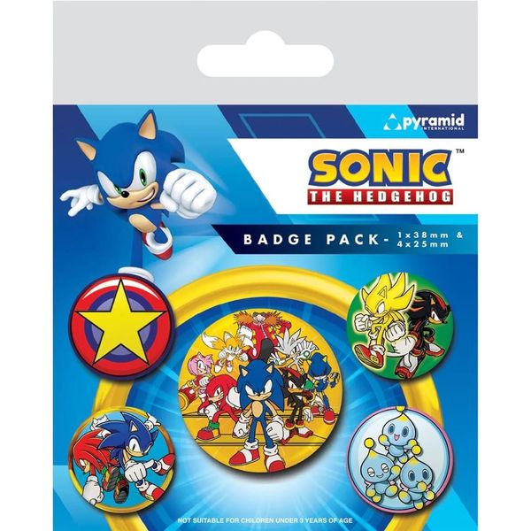 Sada placiek Sonic - Speed Team