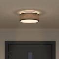 vidaXL Stropná lampa so bodmi Čierna 30 x 30 x 13,5 cm látka