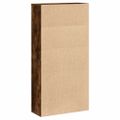 vidaXL Knižnica dymový dub 60x24x120 cm kompozitné drevo