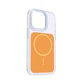 Puzdro Etteri Hidden Pearl na iPhone 15 Pro 6,1" oranžové