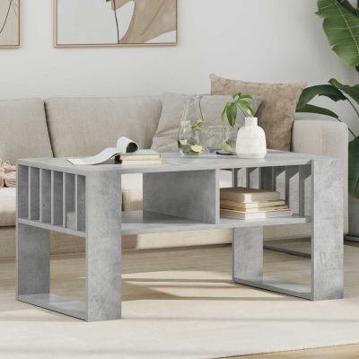vidaXL Konferenčný stolík Betónová šedá 92 x 49,5 x 45 cm