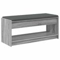 vidaXL Predsieňová lavica Sivá Sonoma 103 x 38 x 45 cm