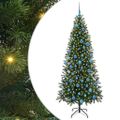 vidaXL Umelý vianočný stromček Zelená 180 cm PE a PVC
