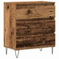 vidaXL Servírovacia skriňa Staré drevo 60 x 35 x 70 cm