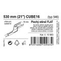 Stierač FLAT BULK (CUBE16) 21"/530mm