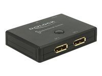 1 Switch obojsmerný 4K 60 Hz - Prepínanie videa - 2 x DisplayPort - desktop