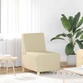 vidaXL Bezrúčková modulárna sofa jednotka 2 ks Krémová látka