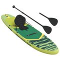 vidaXL SUP doska so sedadlom 2-in-1 POSEIDON 366 x 81 x 15 cm Zelená