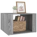 vidaXL Nočný stolík sivý sonoma 57x55x36 cm spracované drevo