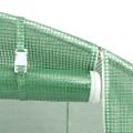 vidaXL Skleník s oceľovým rámom zelený 24 m² 6x4x2,85 m