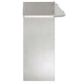 vidaXL Slimáková ohrada 4 ks 13,5 x 13,5 x 25 cm Nehrdzavejúca oceľ