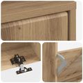 vidaXL Skriňa na topánky BREDA 78 x 24 x 103 cm Kompozitné drevo