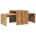 vidaXL Konferenčný stolík dub artisan 100x48x40 cm kompozitné drevo