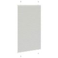 vidaXL plisovaná roleta svetlosivá 70x100 cm šírka látky 69,4 cm