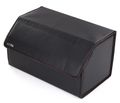 Organizér do kufru auta CAR COMPACT LEATHER L, 2 přihrádky, skládací, s víkem SIXTOL