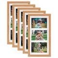 vidaXL 3D fotorámiky 5 ks dub 18x35 cm na 3 obrázky (10x15 cm)