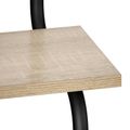vidaXL 4-úrovňová nástenná polica Dub sonoma 60 x 24,5 x 104 cm