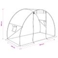 vidaXL Skleník 4,5 m² 300x150x200 cm