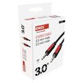 Kábel Jack 3,5 mm - Jack 3,5 mm  3 m stereo | SM5003 EMOS
