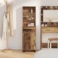 vidaXL Highboard Staré drevo 41 x 40 x 135 cm Kompozitné drevo