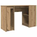 vidaXL Stôl dub artisan 120x42x76 cm kompozitné drevo