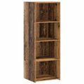 vidaXL Highboard Staré drevo 45 x 41 x 124 cm Kompozitné drevo