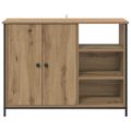 vidaXL Servírovacia skriňa Remeselný dub 100 x 33 x 75 cm