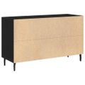 vidaXL Servírovacia skriňa Čierny dub 100 x 36 x 60 cm