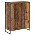 vidaXL Skriňa na topánky Staré drevo 79 x 36 x 100 cm Kompozitné drevo