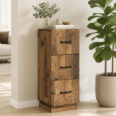 vidaXL Zásuvkový kabinet 33 x 34,5 x 87 cm Kompozitné drevo