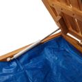 vidaXL Vonkajší box na vankúše 150x50x60,5 cm masívne jedľové drevo