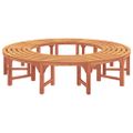 vidaXL Stromová lavička 8 -Seater 2 ks 160 x 80 x 45cm Prírodná