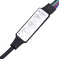 vidaXL TV skrinka s LED svetlami dub sonoma 260 x 36,5 x 40 cm