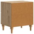 vidaXL Nočný stolík 2 ks Dub artisan 43 x 34,5 x 48 cm