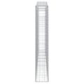 vidaXL Oblúkové gabiónové koše 4ks 400x30x180/200cm pozinkované železo