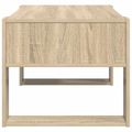 vidaXL Konferenčný stolík Sonoma dub 92 x 53 x 45 cm Kompozitné drevo