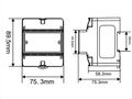 Elektromer BLOW 72-107 SMART, WiFi, Tuya, 100A, dvojsmerne meranie